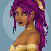 My project for course: Female Character Portraits in Procreate. Projekt z dziedziny Trad, c, jna ilustracja, Ilustracja c, frowa, R, sunek c i frow użytkownika lysksanders15 - 04.03.2022