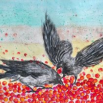 My project for course: Illustrating Nature: A Creative Exploration. Traditional illustration, Painting, Drawing, Watercolor Painting, Ink Illustration, and Naturalistic Illustration project by Anna-Maria Säntti - 05.14.2022
