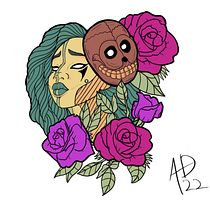 My project for course: Digital Design and Illustration of Tattoos with Procreate. Traditional illustration, Graphic Design, Digital Illustration, Tattoo Design, and Digital Drawing project by Alexander Dubeau - 05.07.2022