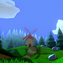 My project for course: Low Poly Set Modeling for Video Games. 3D, and 3D Modeling project by Nitiphoom Phothichai - 05.12.2022