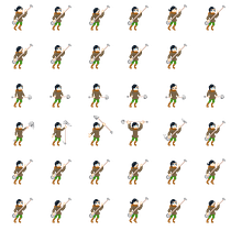 Animación pixel art de Sioux la palera. Character Animation, Video Games, Pixel Art, and Game Development project by Daniel Rodríguez Peña - 05.15.2022