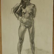 Murphy - My project for course: Dynamic Figure Drawing -charcoal and pencil Ein Projekt aus dem Bereich Bildende Künste, Skizzenentwurf, Bleistiftzeichnung, Zeichnung und Realistische Zeichnung von Linda Schneider - 14.05.2022