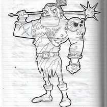 Meu projeto do curso: Introdução à criação de personagens estilo cartoon. Un projet de Illustration traditionnelle, Conception de personnages , et Dessin de Gérnath Demarque - 16.05.2022