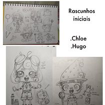 Meu projeto do curso: Design de personagens para animação com Photoshop. Animation, Character Design, and Character Animation project by Angélica Oliveira - 05.17.2022
