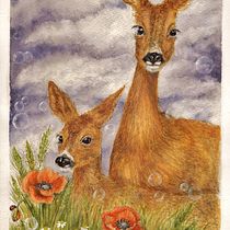 Il mio progetto del corso: Ritratti espressivi di animali ad acquerello. Projekt z dziedziny Trad, c, jna ilustracja, Malowanie akwarelą, R, sunek realist, czn, Ilustracja naturalist i czna użytkownika Greta Castrucci - 17.05.2022