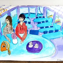 Exploratory Sketchbook - Spido. Un proyecto de Ilustración tradicional, Bocetado, Creatividad, Dibujo, Pintura a la acuarela, Sketchbook y Pintura gouache de pum_pum91 - 17.05.2022