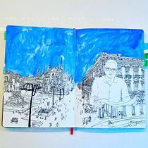 Capturing Milan's Personality. Un proyecto de Ilustración tradicional, Arquitectura, Dibujo, Ilustración digital e Ilustración arquitectónica de MB Dallocchio - 17.05.2022
