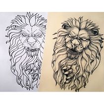 My project for course: Blackwork Tattoo Techniques with Fine Lines. Tattoo Design project by Mirela Pilko Jenjić - 05.17.2022
