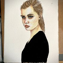 Mi proyecto del curso: Retrato en acuarela a partir de una fotografía. Traditional illustration, Watercolor Painting, and Portrait Drawing project by Luis Carvajal - 05.17.2022