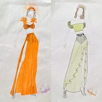 Meu projeto do curso: Ilustração de croqui de moda - Carnaval. Een project van Traditionele illustratie,  Schetsen,  Modeontwerp, Digitale tekening, Mode-illustratie,  Ontwerp y Kostuumontwerp van Raquel Giacomini - 17.05.2022