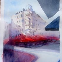 My project for course: Architectural Sketching with Watercolor and Ink. Sketching, Drawing, Watercolor Painting, Architectural Illustration, Sketchbook & Ink Illustration project by Emiliano - 05.17.2022