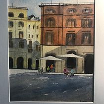 My project for course: Modern Techniques for Watercolor Cityscapes. Painting, and Watercolor Painting project by Penny Upson - 05.15.2022