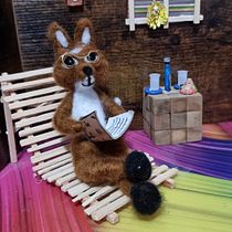 Mi proyecto del curso: Needle felting: creación de personajes con lana y aguja. Artesanato, Design de brinquedos, Feltragem com agulha, e Design têxtil projeto de Marjorie Guzman - 18.05.2022