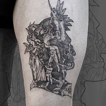 Introducción al tatuaje de estilo etching "Divina Comedia" by Manuel J. Iniesta. Un proyecto de Diseño de tatuajes de Manuel J. Iniesta - 18.05.2022
