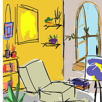Meu projeto do curso: Design de interiores: desenvolva seu estilo próprio. Interior Architecture, Interior Design, Decoration, Interior Decoration, and Spatial Design project by noaholiver21 - 05.19.2022