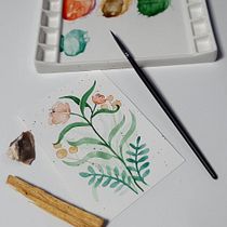 Mi proyecto del curso: Creación de una composición floral con acuarela. Un progetto di Illustrazione tradizionale, Belle arti, Pittura, Pittura ad acquerello, Illustrazione botanica e Illustrazione naturalistica di Itzi Del Carmen Ibarra Gamboa - 18.05.2022