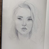 Mój projekt z kursu: Szkicowanie portretów: odkrywaj ludzką twarz. Sketching, Drawing, Portrait Drawing, Artistic Drawing, and Sketchbook project by Katarzyna Brodzińska - 05.19.2022