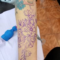 Mi proyecto del curso: Técnicas de tatuaje blackwork con línea fina. Tattoo Design project by Adriana Gonzalez - 05.19.2022