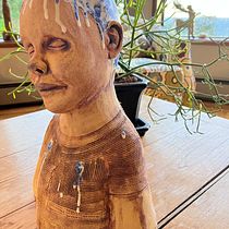My project for course: Introduction to Clay Figurative Sculpture. Escultura projeto de Tia Kurtz - 19.05.2022