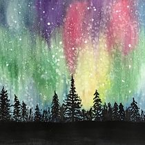 My project for course: Modern Watercolor Techniques. Traditional illustration, Fine Arts, Painting, and Watercolor Painting project by betd - 05.20.2022