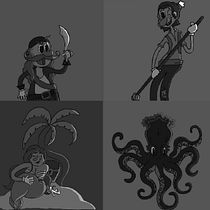Mi proyecto del curso: Diseño de personajes retro para animación de los años 20's. Projekt z dziedziny  Animacja, Animacje 2D i Projektowanie postaci 3D użytkownika Masiel Valencia - 20.05.2022