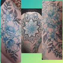 My project for course: Blackwork Tattoo Techniques with Fine Lines. Tattoo Design project by Miryana Gencheva - 05.21.2022