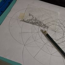 Mi proyecto del curso: Introducción al arte islámico: crea patrones biomórficos . Painting, Pattern Design, Drawing, Watercolor Painting & Ink Illustration project by Indira Pineda - 04.20.2022