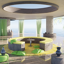 Mi proyecto del curso: ArchViz de interiores: crea diseños 3D surrealistas con Blender. Arquitetura, Arquitetura de interiores, Arquitetura digital, e Visualização arquitetônica projeto de guinazugaston1 - 22.05.2022