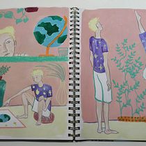 Création de personnages à partir de dessins d'observation avec Sarah Van Dongen. Un projet de Illustration traditionnelle, Conception de personnages, Dessin , et Carnet de croquis de Rachel Pedraza - 21.05.2022