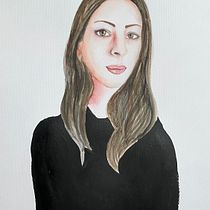 My project for course: Watercolor Portrait from a Photo. Traditional illustration, Watercolor Painting, and Portrait Drawing project by ninolla - 05.22.2022