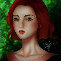 My project for course: Digital Fantasy Portraits with Photoshop. Traditional illustration, Drawing, Digital Illustration, Portrait Drawing, Digital Drawing, and Digital Painting project by Camila Campo Herrera - 05.22.2022