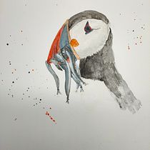 Mijn project van de cursus: Experimentele aquareltechnieken voor beginners. Un progetto di Illustrazione tradizionale, Belle arti, Pittura ad acquerello e Illustrazione naturalistica di Timmermans Jolanda - 22.05.2022