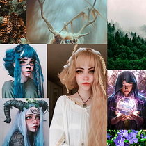 Mi proyecto del curso: Retratos digitales de fantasía con Photoshop. Traditional illustration, Drawing, Digital Illustration, Portrait Drawing, Digital Drawing, and Digital Painting project by Palmi Aguirre - 05.22.2022