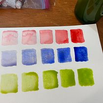 My exercises for course: Modern Watercolor Techniques. Traditional illustration, Fine Arts, Painting, and Watercolor Painting project by Ryan Schroeder - 05.18.2022