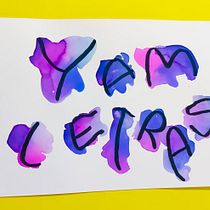 Mi proyecto del curso: Técnicas creativas de lettering: crea tu diario de letras. Lettering, Drawing, H, Lettering, and Sketchbook project by Yamila Acosta - 05.23.2022