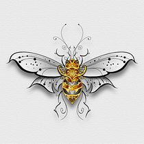 My project for course: Artistic Tattoo Design with Golden Effects in Procreate. Ilustração tradicional, e Desenho de tatuagens projeto de Marcus - 23.05.2022