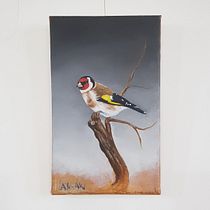 My project for course: Classical Oil Painting for Naturalist Bird Portraiture. Fine Arts, Painting, Oil Painting, and Naturalistic Illustration project by Ali Ak - 05.16.2022