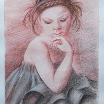 My project for course: Classical Portrait Drawing: The Renaissance Man’s Method. Fine Arts, Sketching, Drawing, Portrait Drawing, Realistic Drawing, and Artistic Drawing project by Signe Licite - 05.22.2022