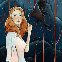 My project for course: Fantasy Illustration in Your Own Style. Ilustração tradicional, Desenho, Ilustração digital, Pintura em aquarela, e Teoria da cor projeto de michelle_debello - 23.05.2022