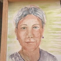 My project for course: Watercolor Portraits: Capture a Model's Personality. Projekt z dziedziny  Sztuki piękne,  Malarstwo, Malowanie akwarelą i Portret użytkownika Margaret Phillips - 23.05.2022
