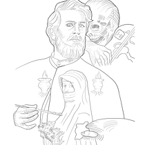 Mi proyecto del curso: Introducción al tatuaje de estilo etching. Un proyecto de Diseño de tatuajes de José Alejandro Perez Flores - 10.10.2022