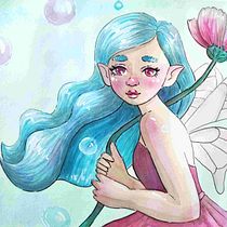 My project for course: Fairy-Tale Illustration with Watercolors. Ilustração tradicional, Pintura, Desenho, Ilustração digital, e Pintura em aquarela projeto de Lucie Lencová - 24.05.2022
