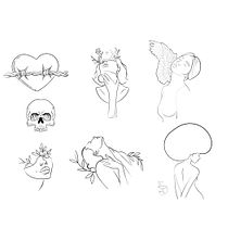 Meu projeto do curso: Desenho de tatuagem autoral com Procreate. Ilustração tradicional, Design gráfico, Desenho, Ilustração digital, Desenho de tatuagens, e Desenho digital projeto de Eduardo Silva - 24.05.2022