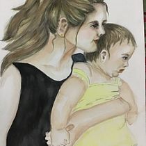 Meu projeto do curso: Retrato em aquarela a partir de uma fotografia. Traditional illustration, Watercolor Painting, and Portrait Drawing project by silmaragribeiro - 05.24.2022
