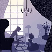Little Ida's flowers - my project for course: Illustrated Stories Using Light and Shadows. Projekt z dziedziny Trad, c, jna ilustracja, Ilustracja c, frowa, Stor, telling, Stor, board i Ilustracje dla dzieci użytkownika Dorot Draws - 25.05.2022