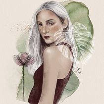 Meu projeto do curso: Retrato Ilustrado com Procreate. Ilustração tradicional, Ilustração vetorial, Ilustração digital, e Desenho de retrato projeto de Natalia Assola - 24.05.2022