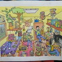 Mi proyecto del curso. Sketching, Pencil Drawing, Drawing, Watercolor Painting, Sketchbook, Ink Illustration, and Traditional illustration project by anitacarstens - 05.25.2022