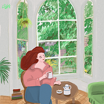 My project for course: Illustrated Stories with Procreate: Explore Brushes and Textures. Ilustração tradicional, Ilustração digital, Desenho digital, Sketchbook, e Narrativa projeto de echo890303 - 26.05.2022