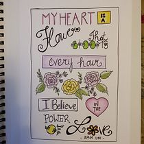 My project for course: Creative Doodling and Hand-Lettering for Beginners. Traditional illustration, Lettering, Drawing, H, and Lettering project by jmackenzienorthmountain - 05.01.2022