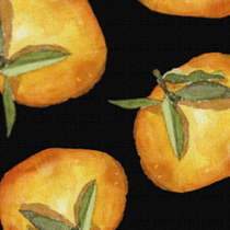 Projeto Final  - Tangerinas. Ilustração tradicional, Artes plásticas, Pintura, Desenho, Pintura em aquarela, Ilustração botânica, e Design de papelaria projeto de Tati Karpas - 24.05.2022